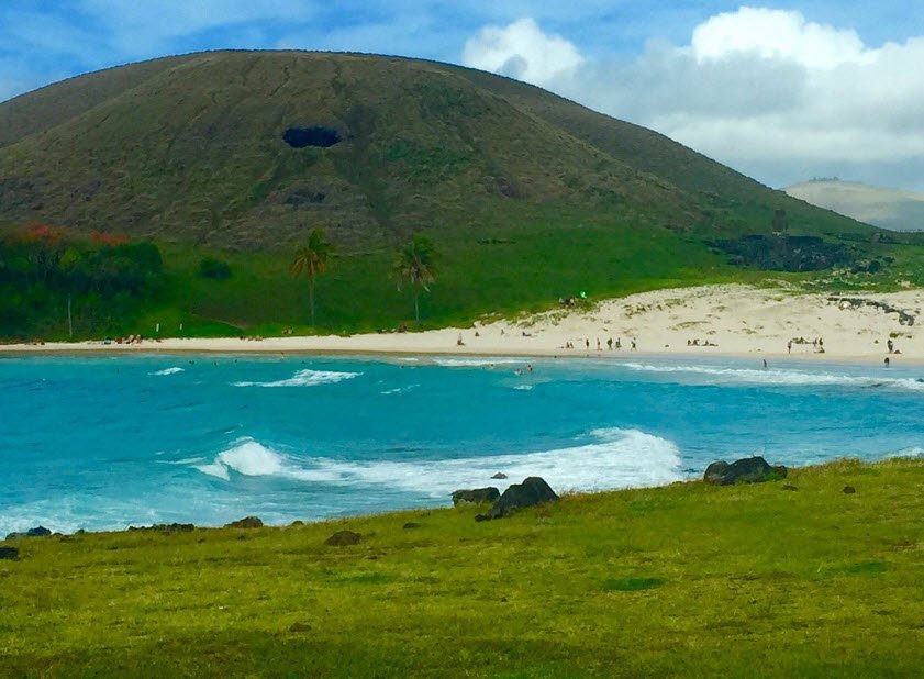 Anakena Beach, Easter Island, Chile